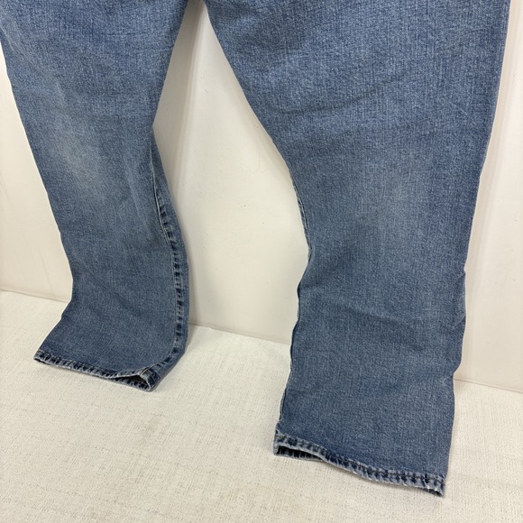 Polo Ralph Lauren 42x32 Hampton Relaxed Straight Jeans Mid Wash Denim Indigo - Picture 11 of 16